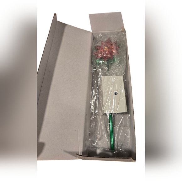 Dept Department 56 Candle Snuffer Poinsettia Flower, Vintage Never Used - Picture 6 of 7